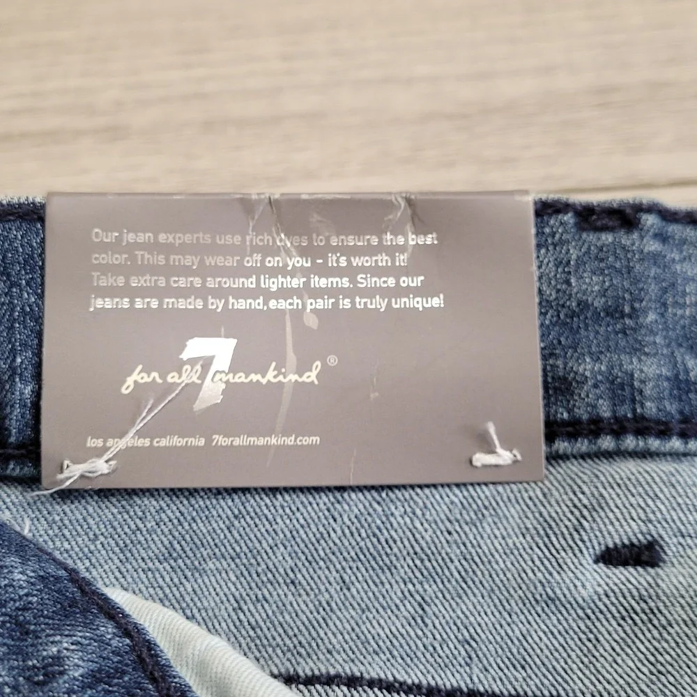👖NWT 7 For All Mankind Jeans Men 40x30 Medium Wash w/Fade Bootcut Western Rodeo